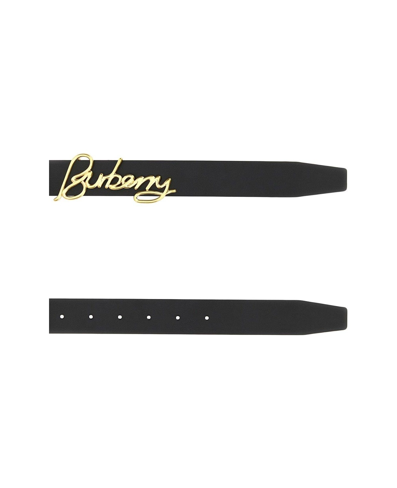 Signature Logo Buckled Reversible Belt - 2