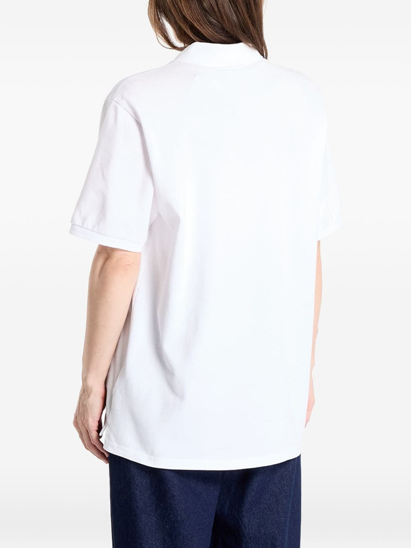 logo-print piqué polo shirt 7