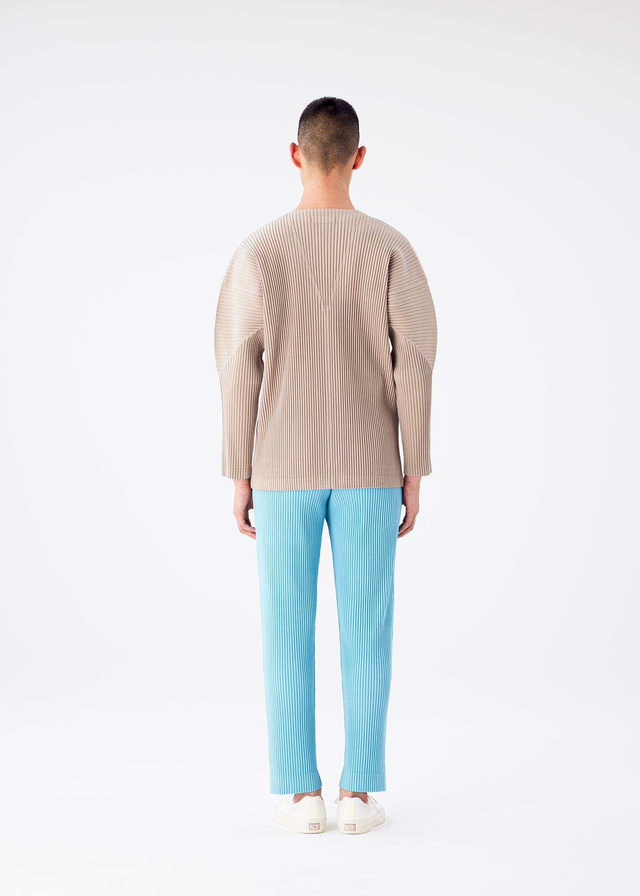 COLOR PLEATS CARDIGAN - 4