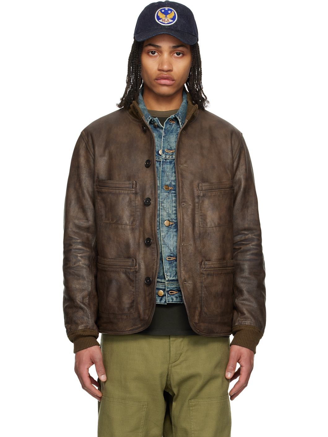 Brown Parkhurst Leather Jacket - 1