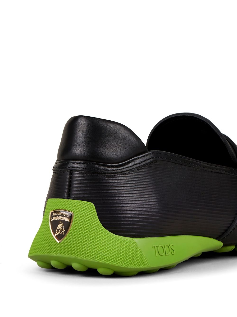 Automobili Lamborghini slip-on leather driving shoes - 5