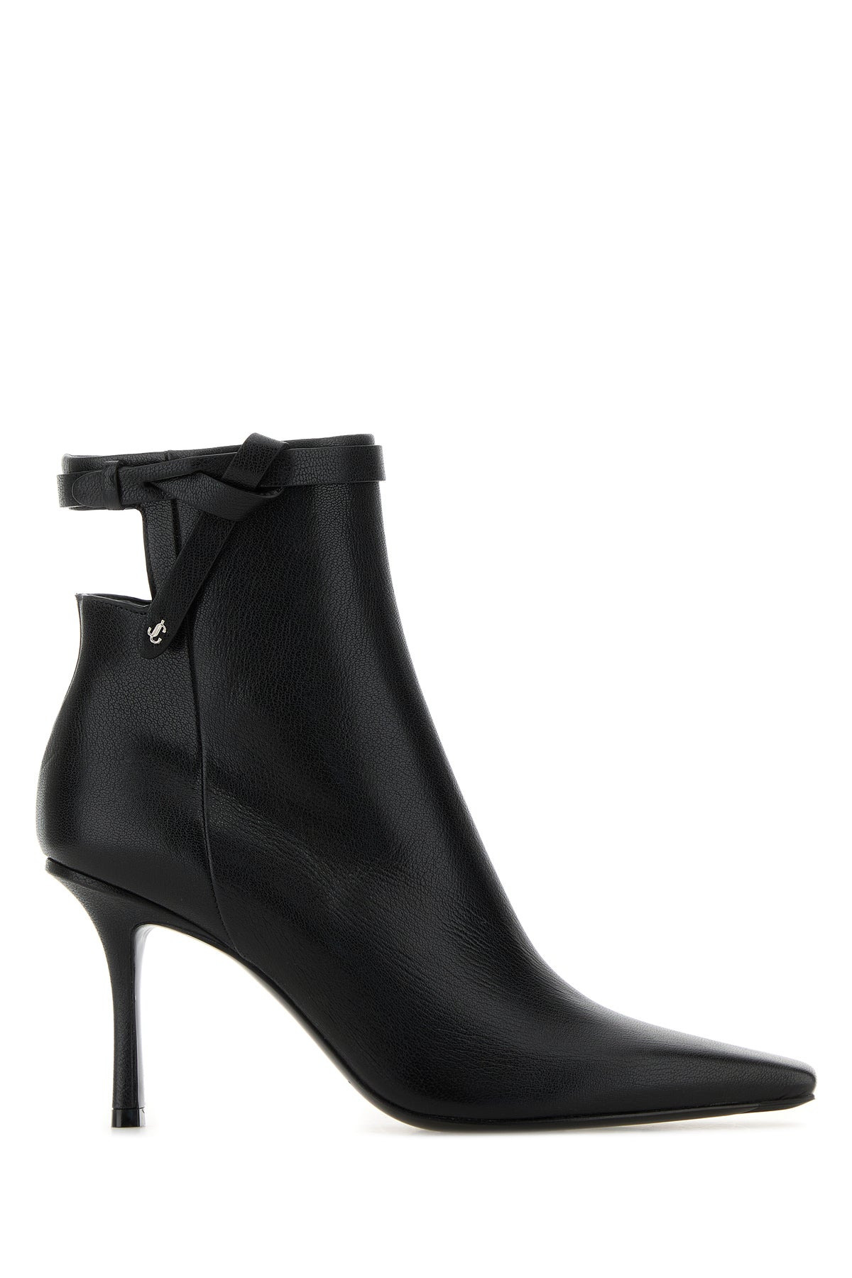 Black leather Camie 85 ankle boots - 1