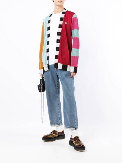 Fred Perry x Charles Jeffery Loverboy Glitter Knitted Cardigan outlook