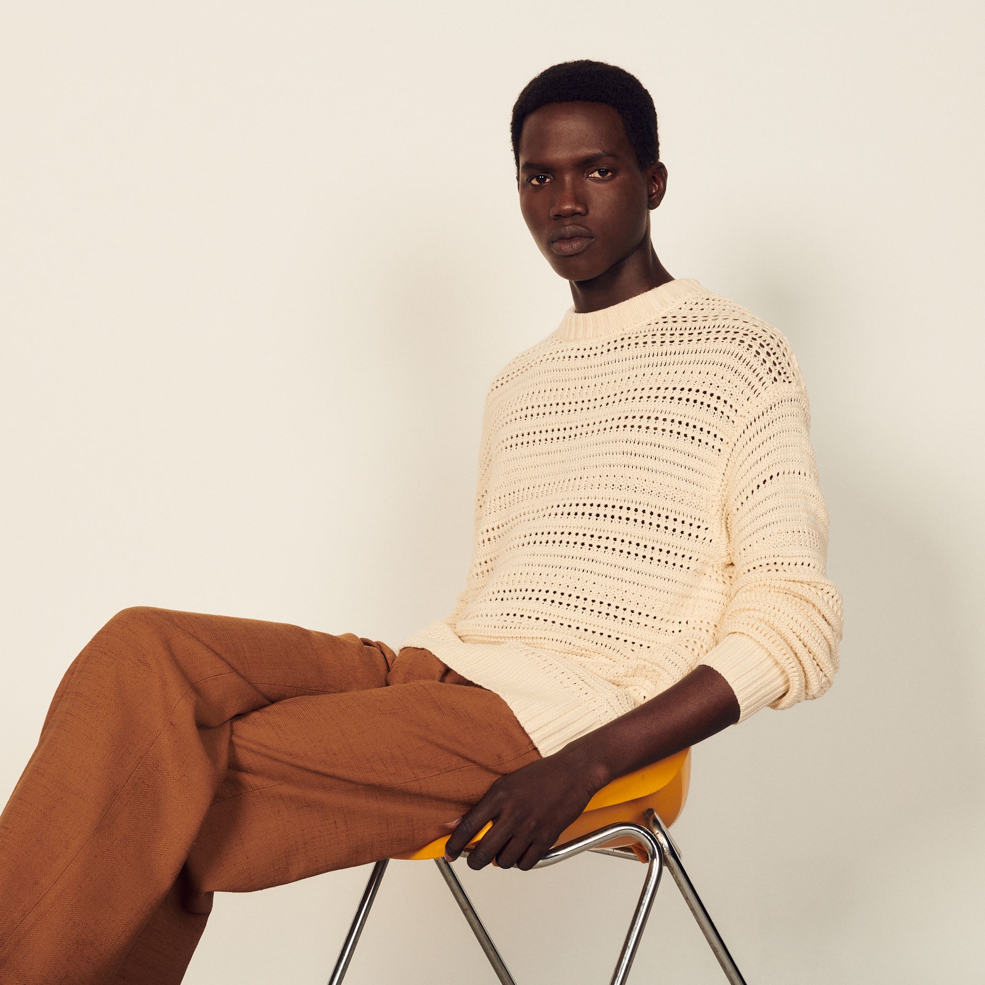 Openwork knit sweater - 2