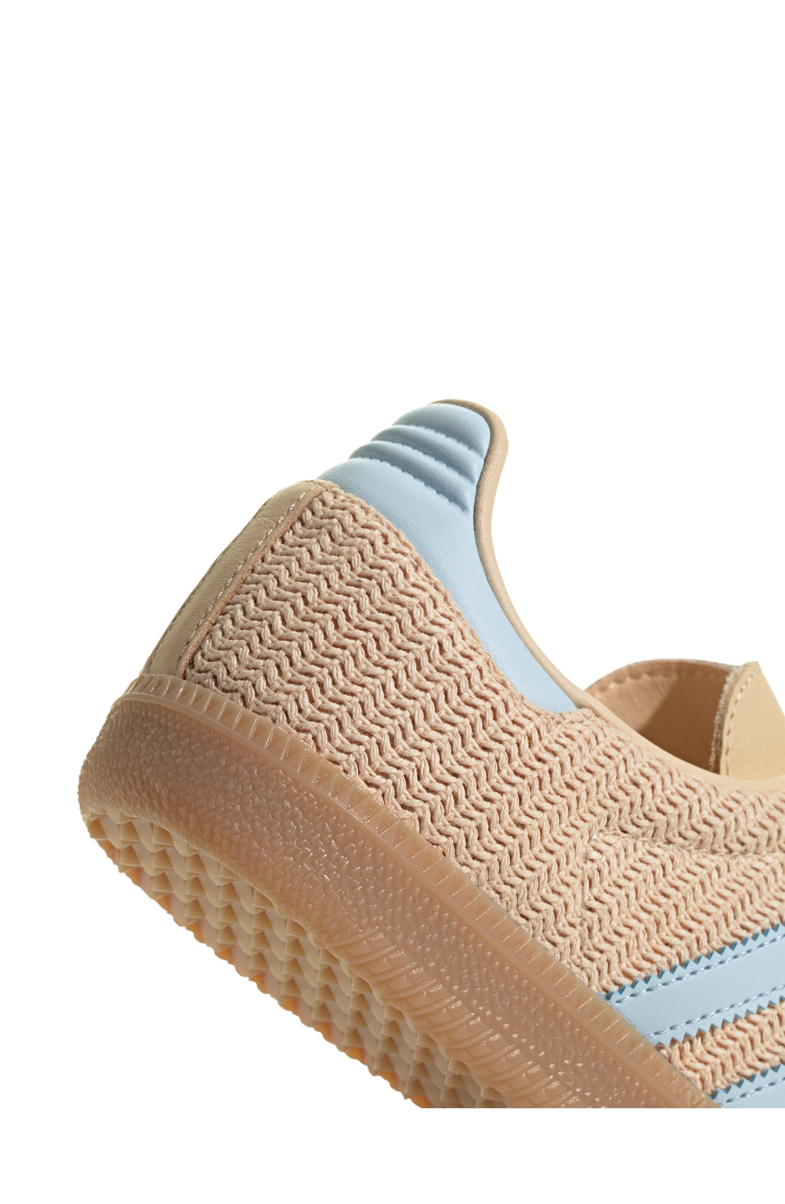 adidas Samba OG Sneaker in Sand Strata/Sky Tint at Nordstrom - 7