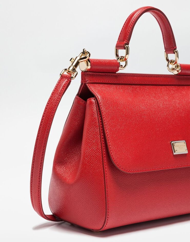 Medium Sicily handbag in dauphine leather - 2