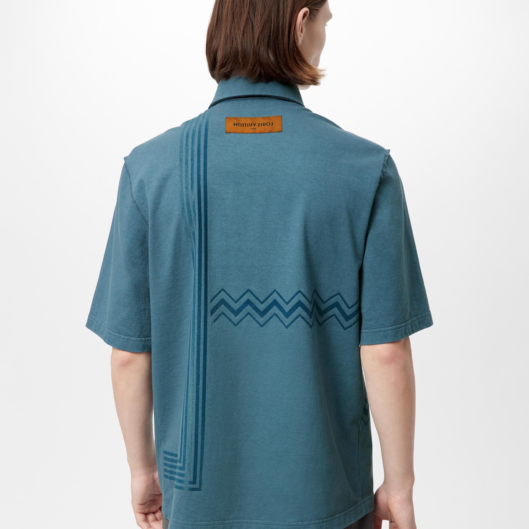 Karakoram Flock Print Jersey Shirt - 4