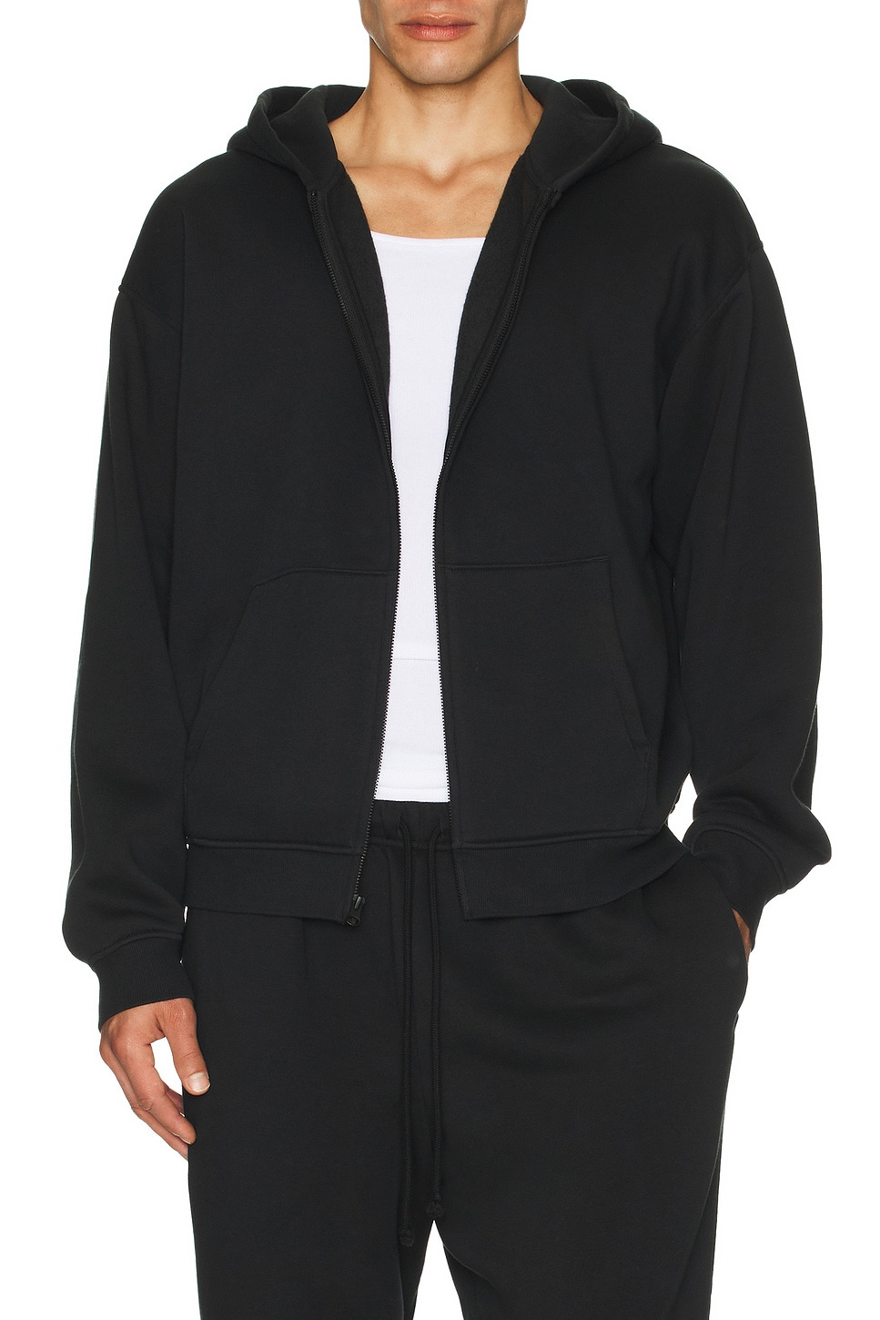 Fleece Zip Up Hoodie - 3