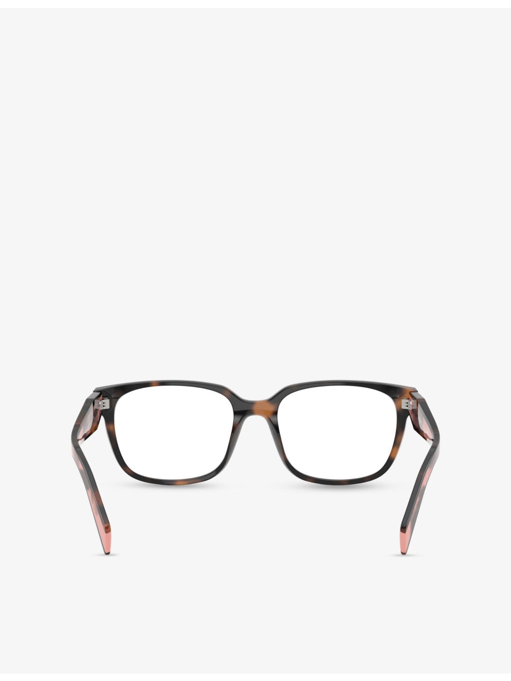 PR 17ZV Rectangle-Frame Tortoiseshell-Effect Acetate Glasses - 4