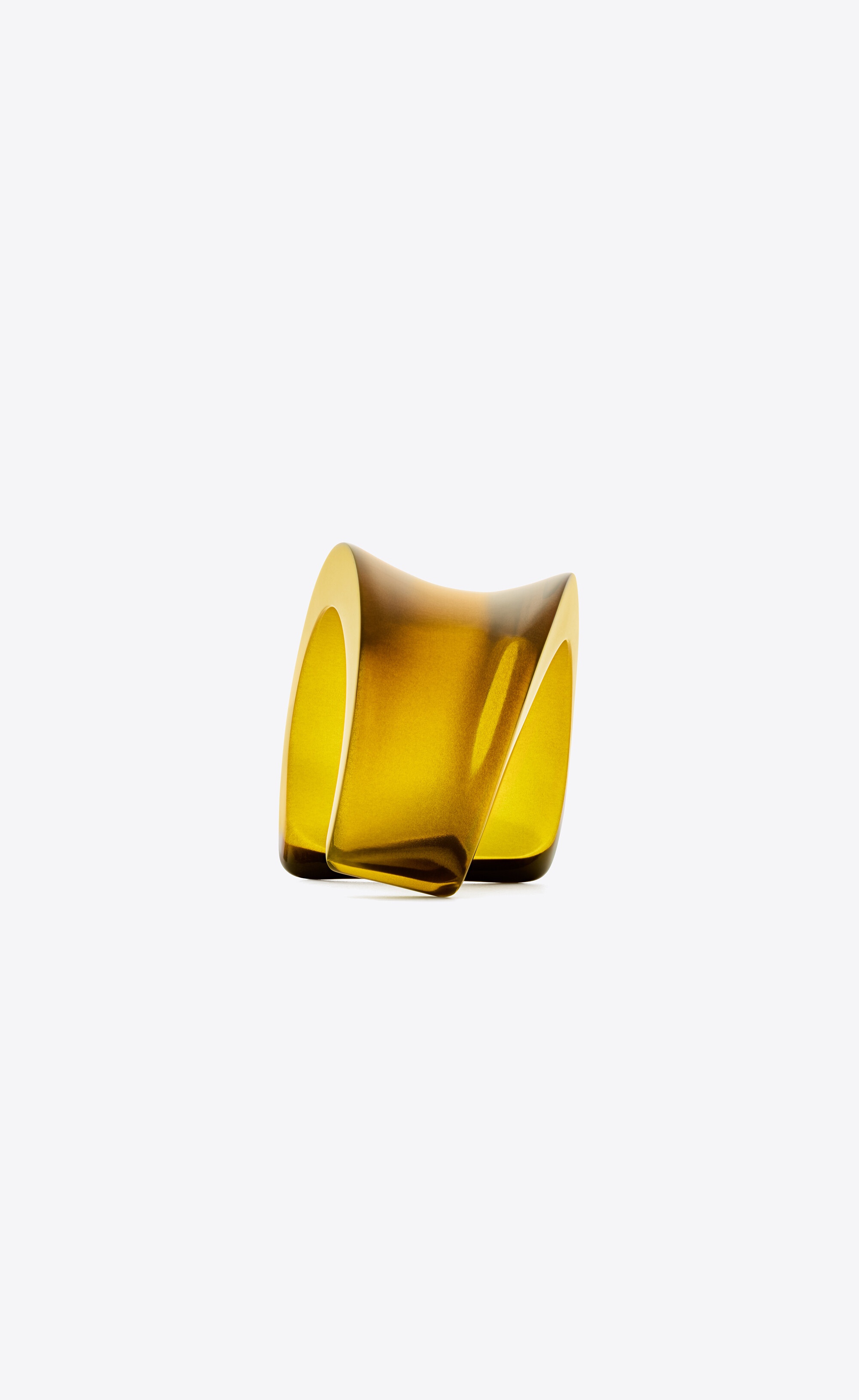 asymmetrical cuff in resin - 5