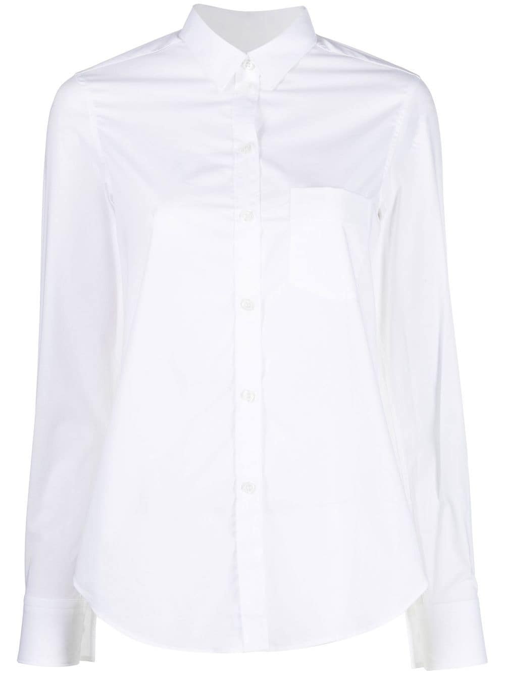 long-sleeve button-up shirt - 1