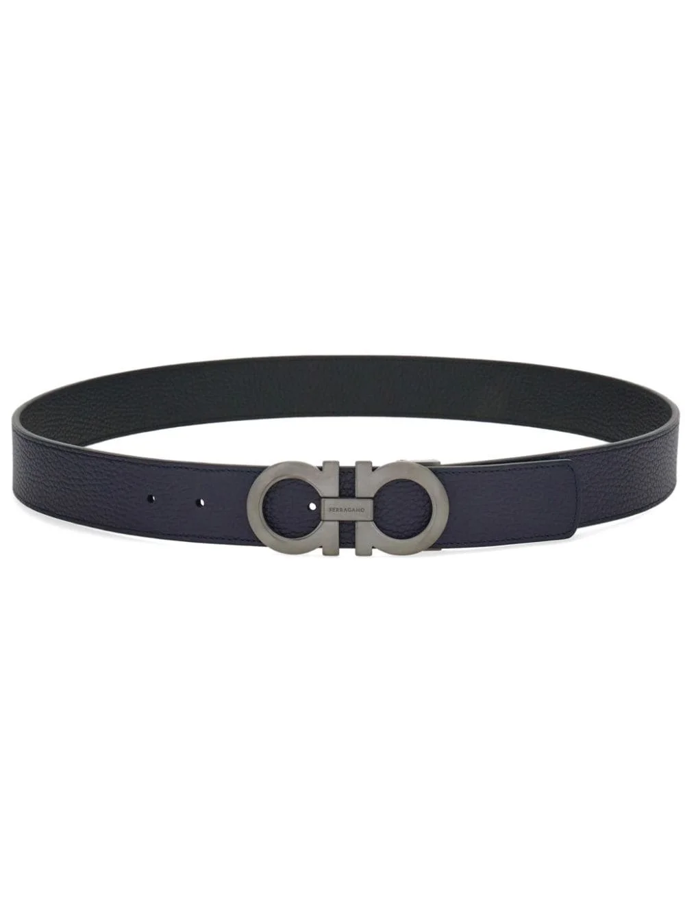 reversible Gancini leather belt - 1