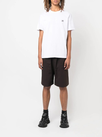 Maison Kitsuné logo-patch cotton T-shirt outlook