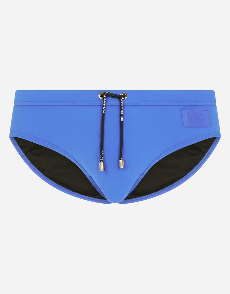 Swim briefs with 3D DG logo - 2
