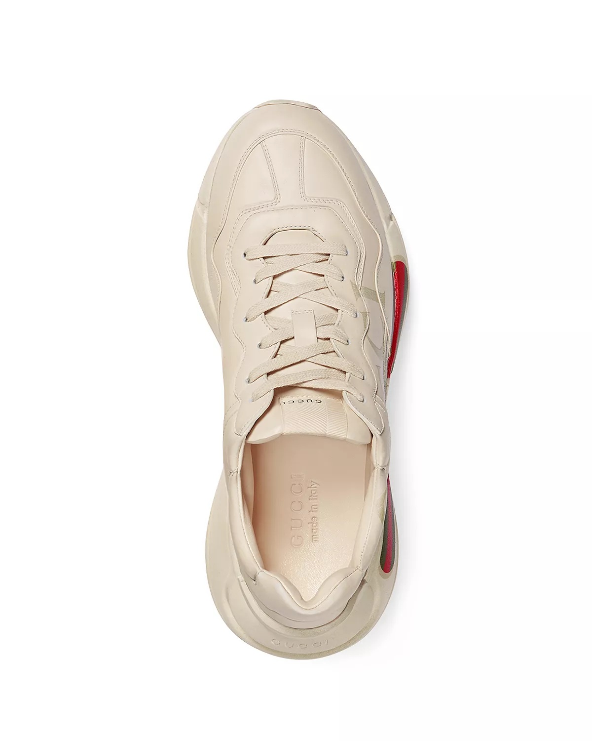 Men's Rhyton Vintage Stripe Low Top Leather Sneakers - 2