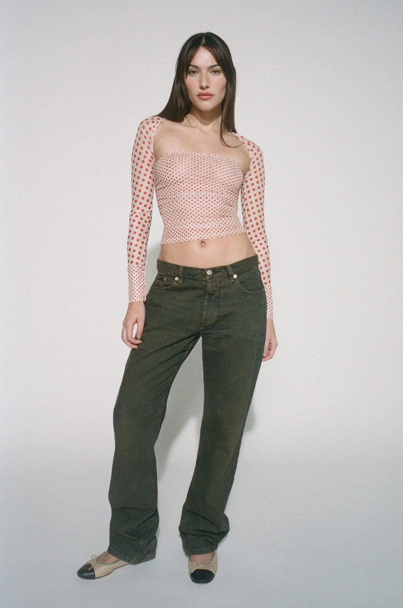 IRIS TOP - WHITE POLKA DOT 4