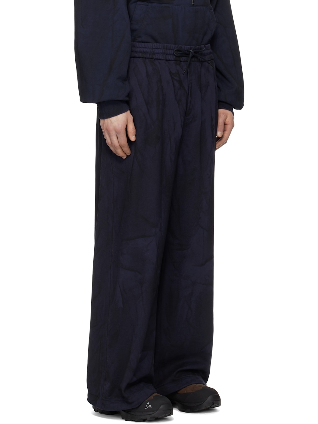 Juun. J Navy Painted Jersey Trousers - 2