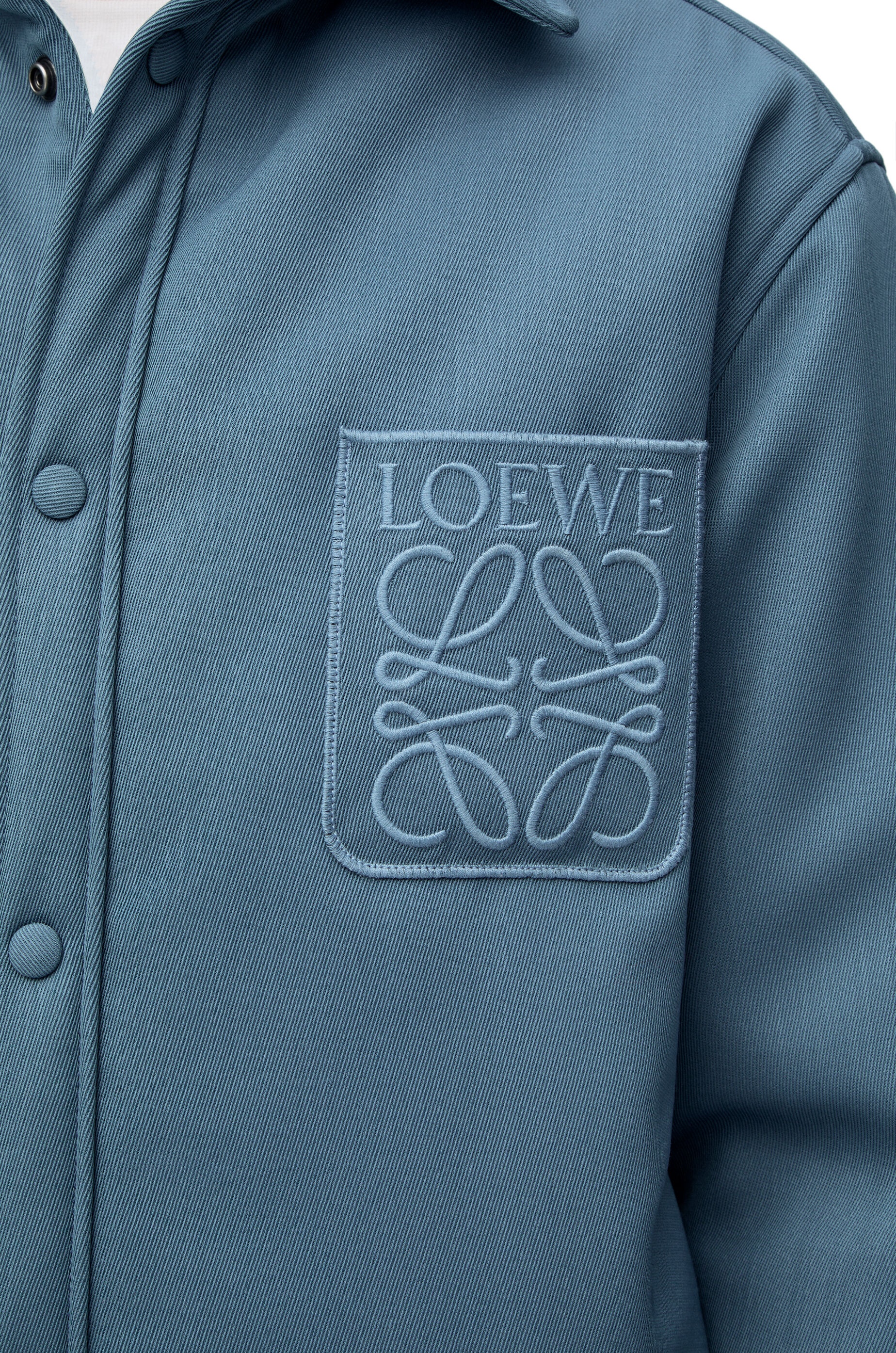 Puffer Anagram overshirt in wool - 5