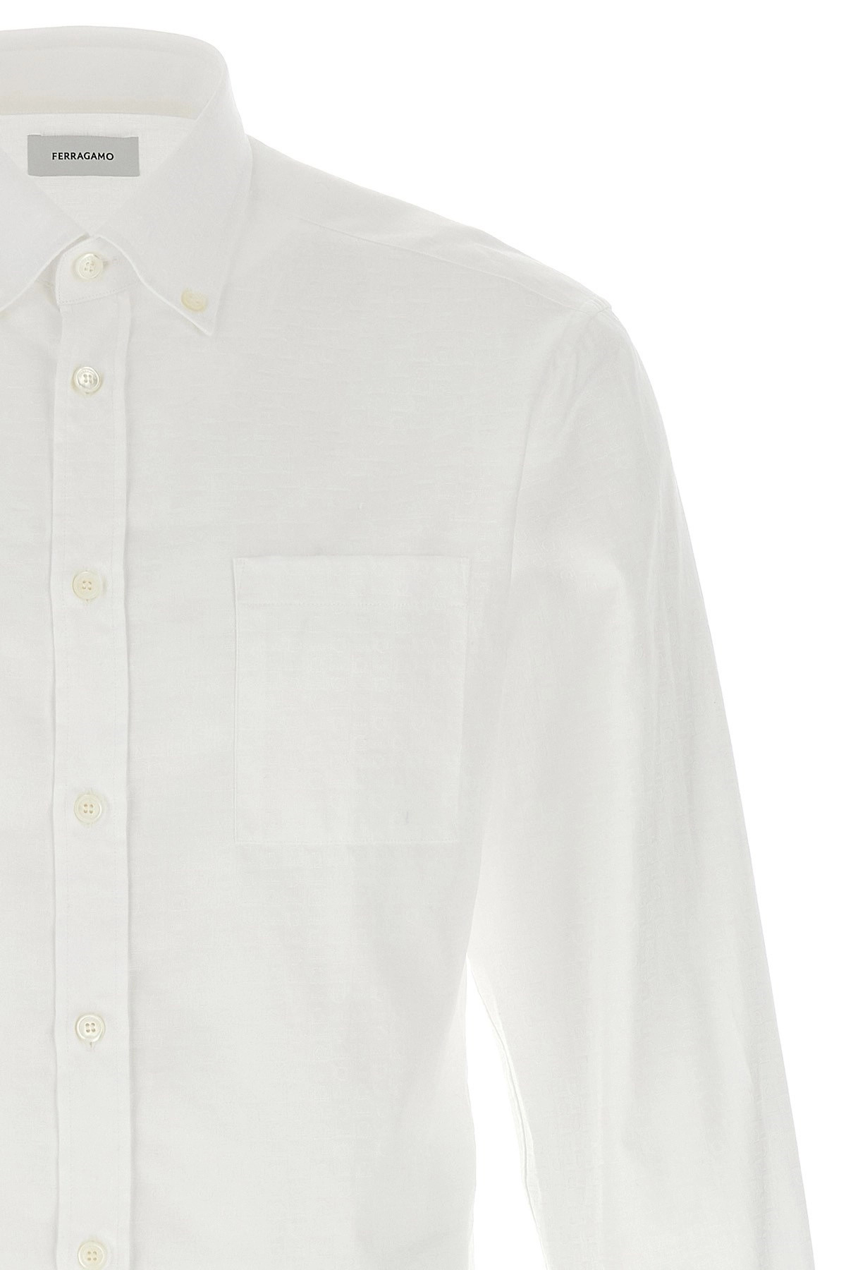 'Gancini' jacquard shirt - 3