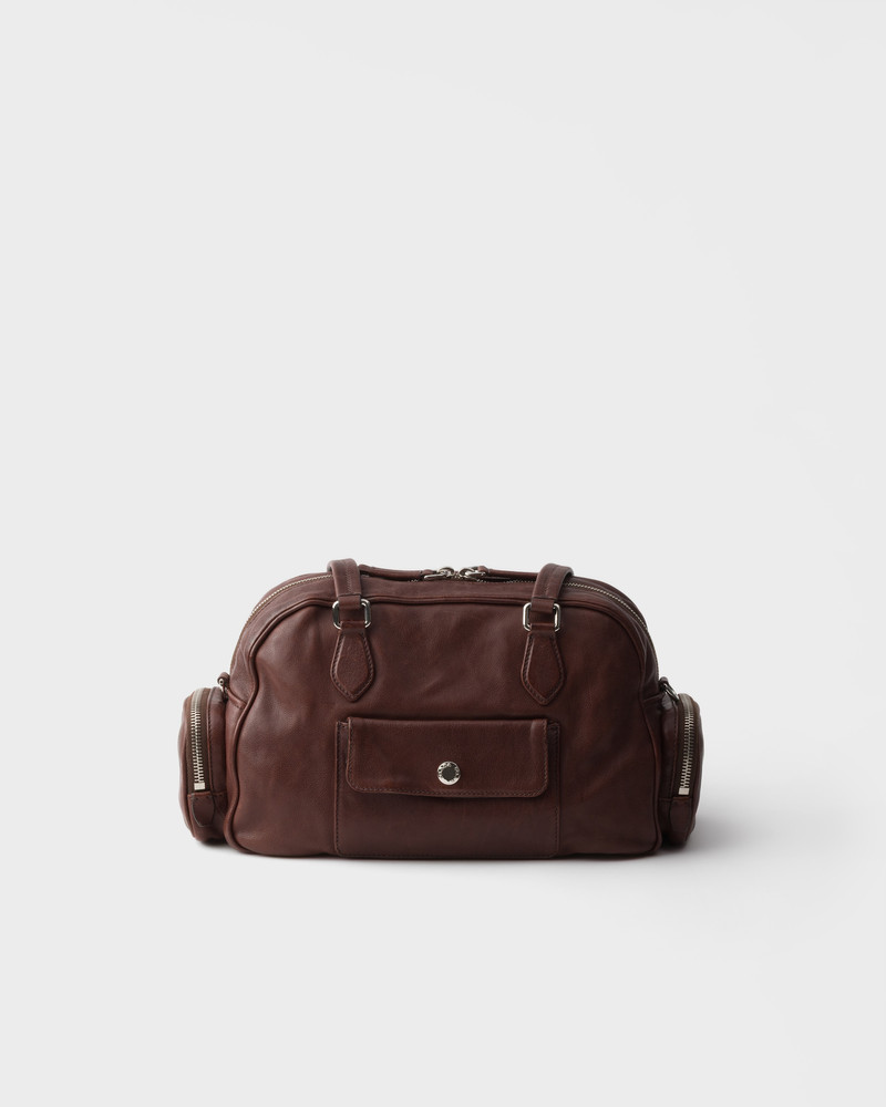Medium leather top-handle bag 4