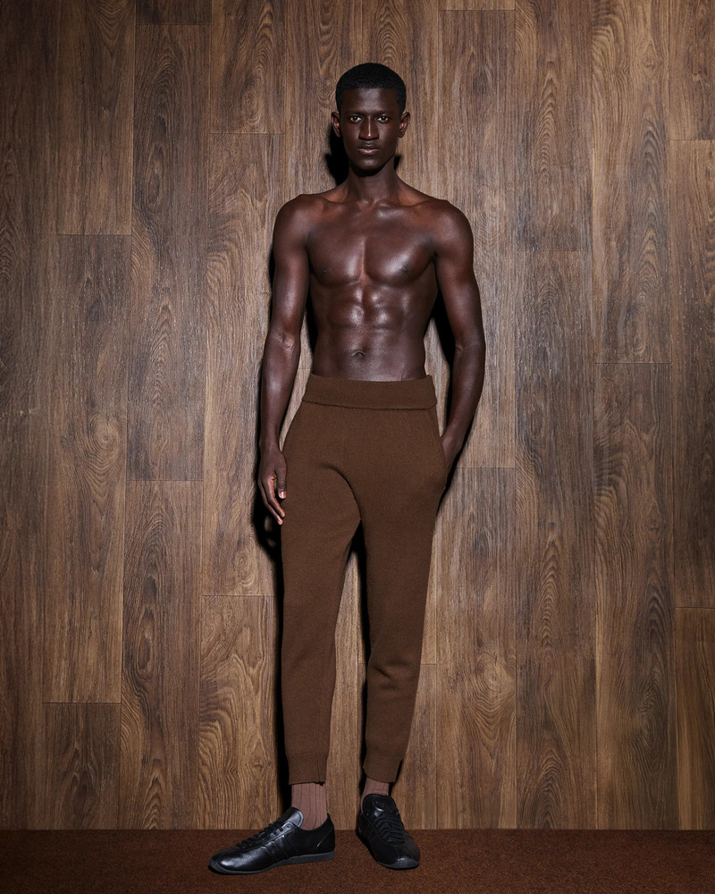 entire studios SLIM KNIT LOUNGE PANT CEDAR outlook