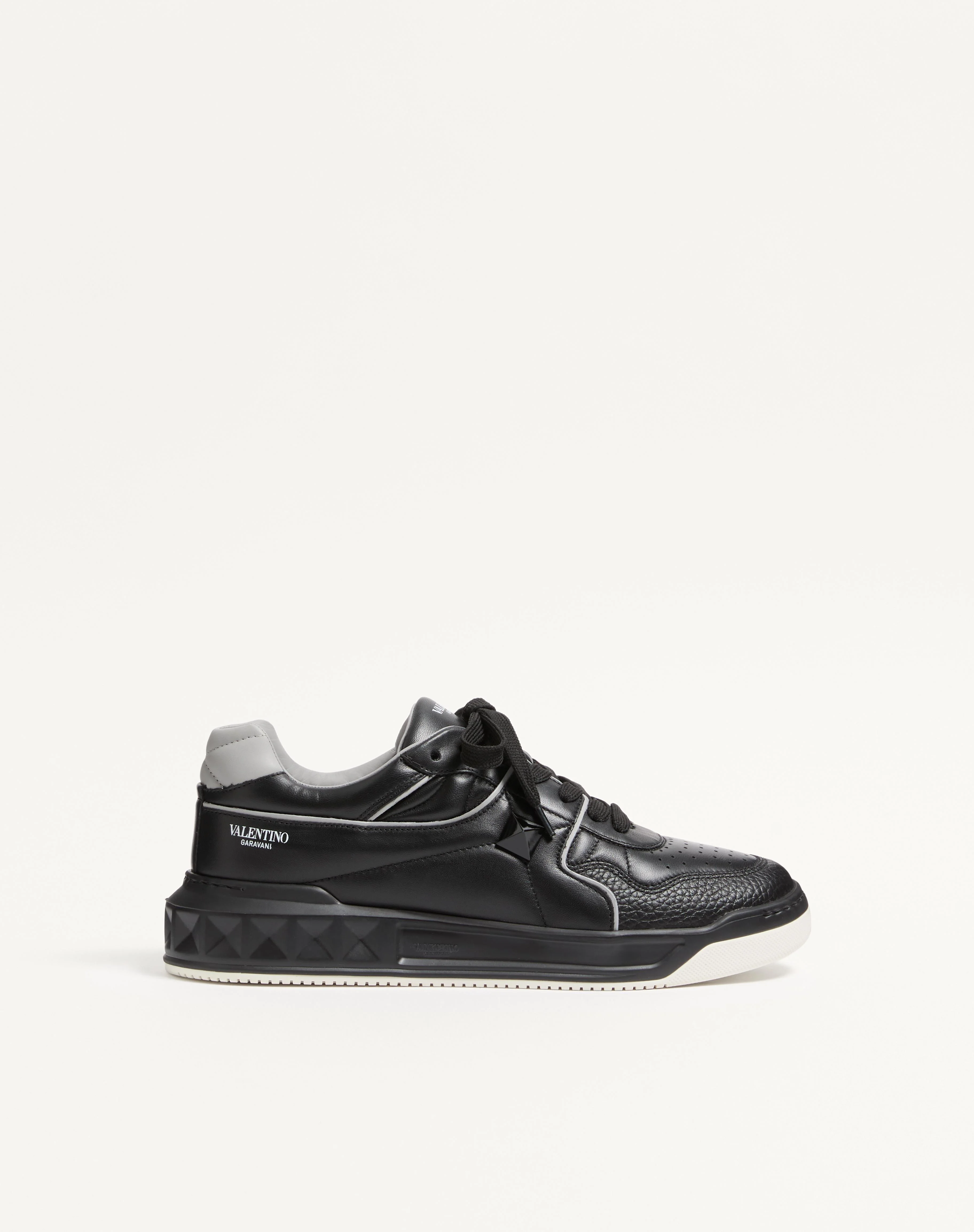 ONE STUD LOW-TOP NAPPA SNEAKER - 1