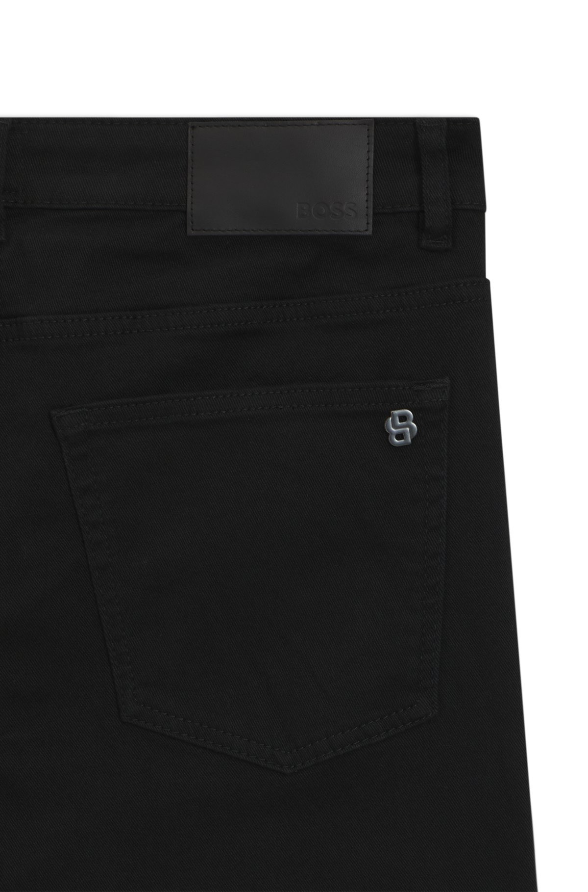 DELAWARE SLIM-FIT JEANS IN STAY-BLACK COMFORT-STRETCH DENIM - 6