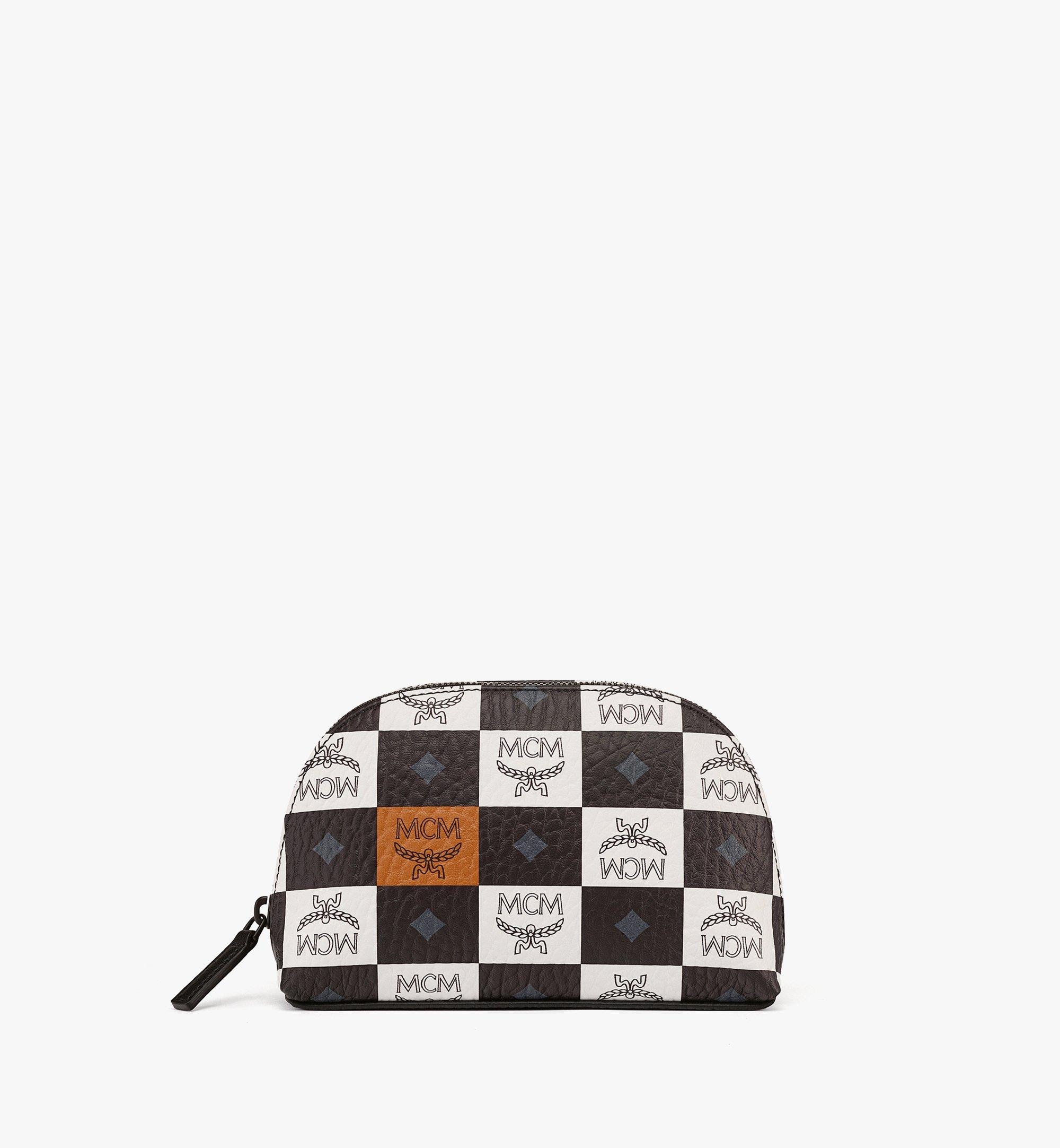 Aren Cosmetic Pouch in Checkerboard Visetos - 1