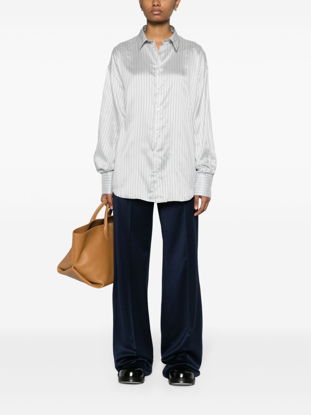 flared wool trousers - 2