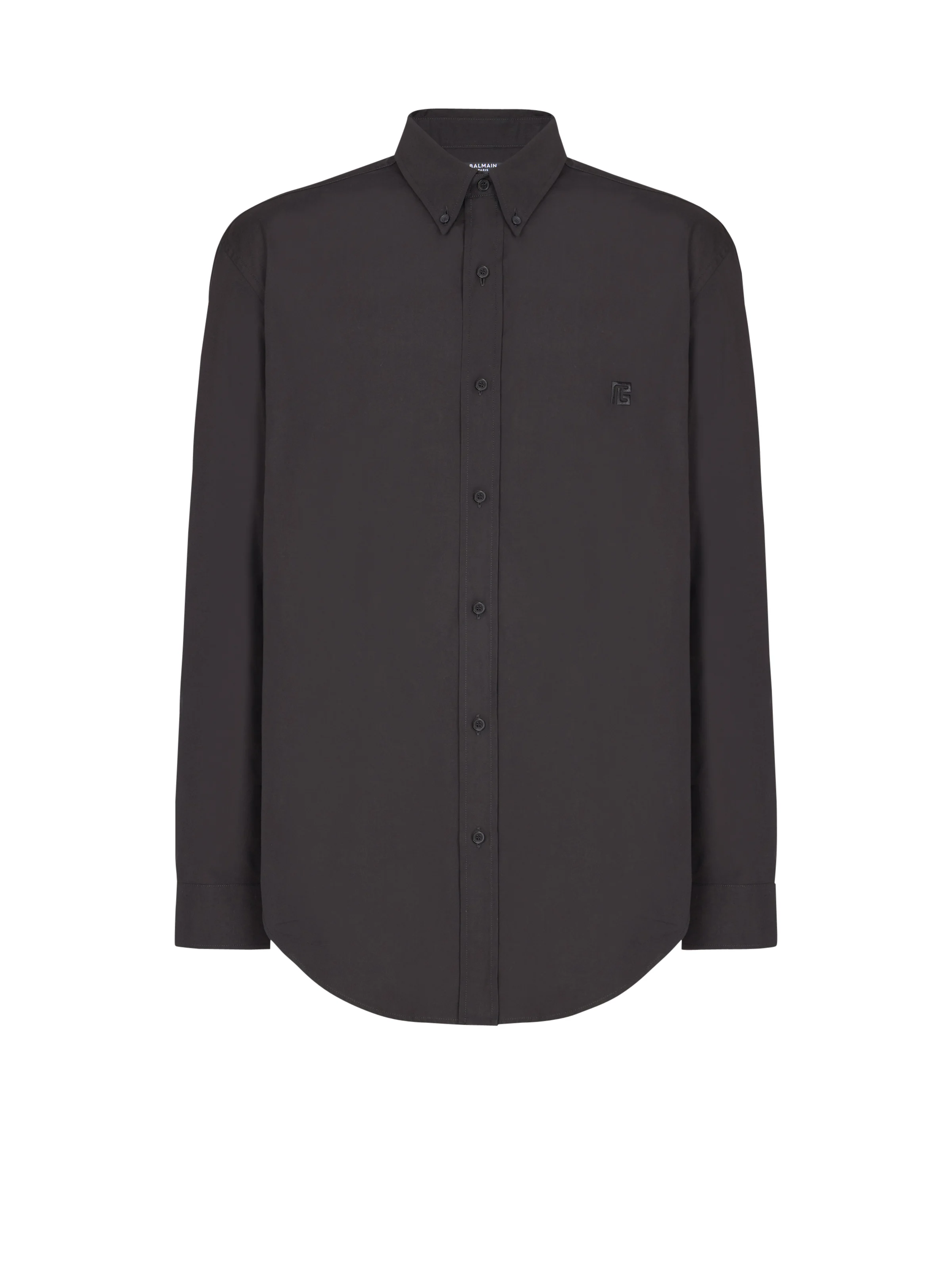 Cotton poplin shirt - 1