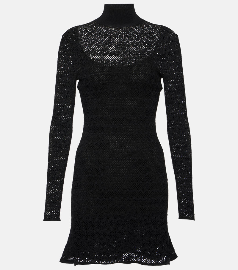 Open-knit minidress 1