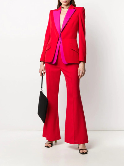 Alexander McQueen colour-block blazer outlook