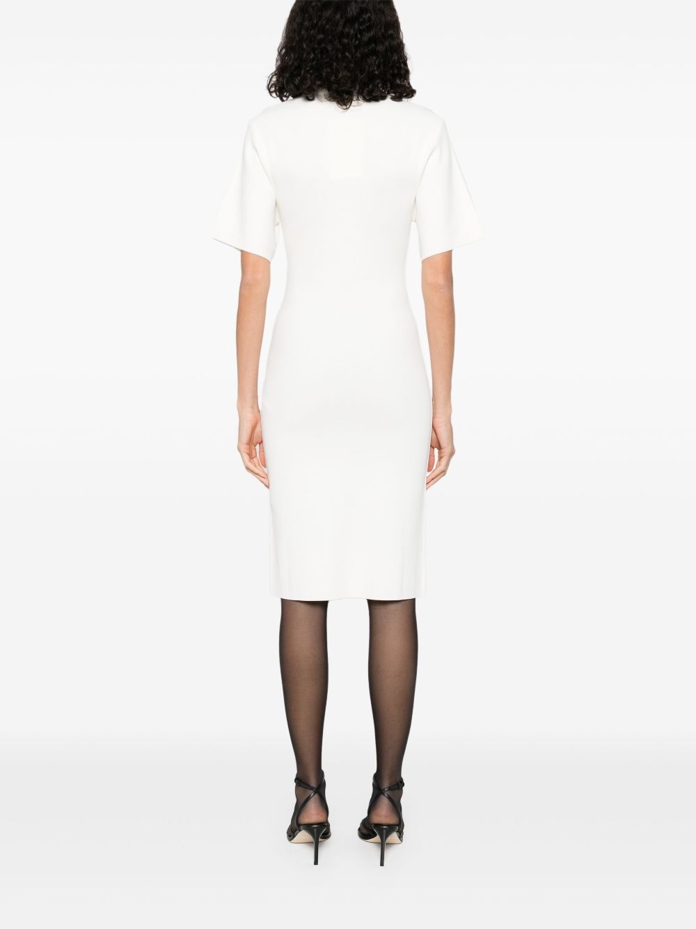 fine-knit midi dress - 4