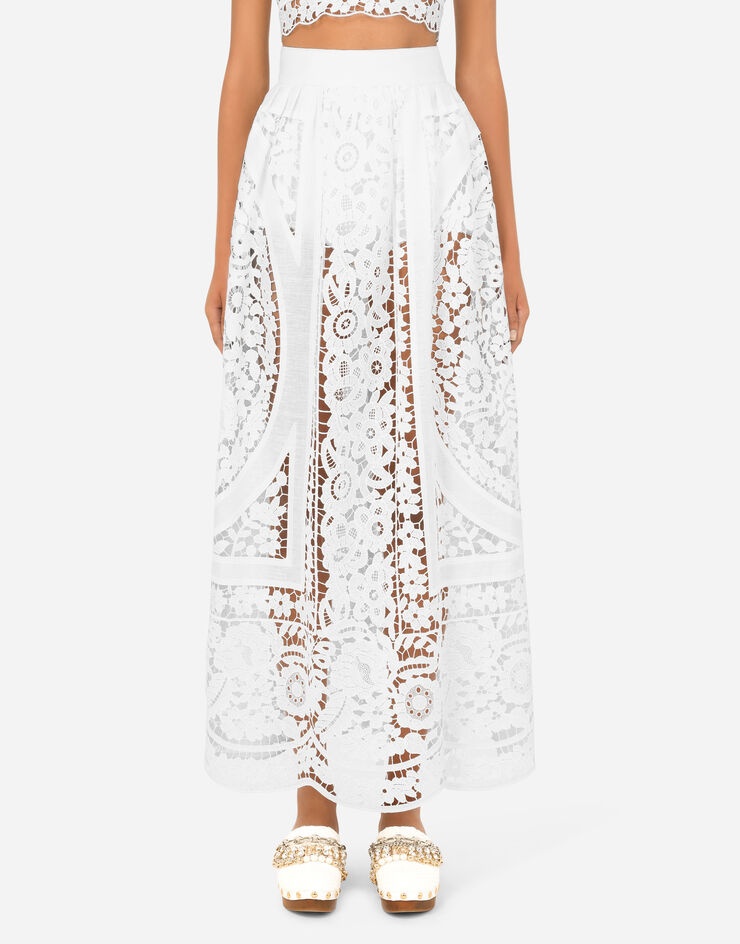 Long skirt with embroidery - 2