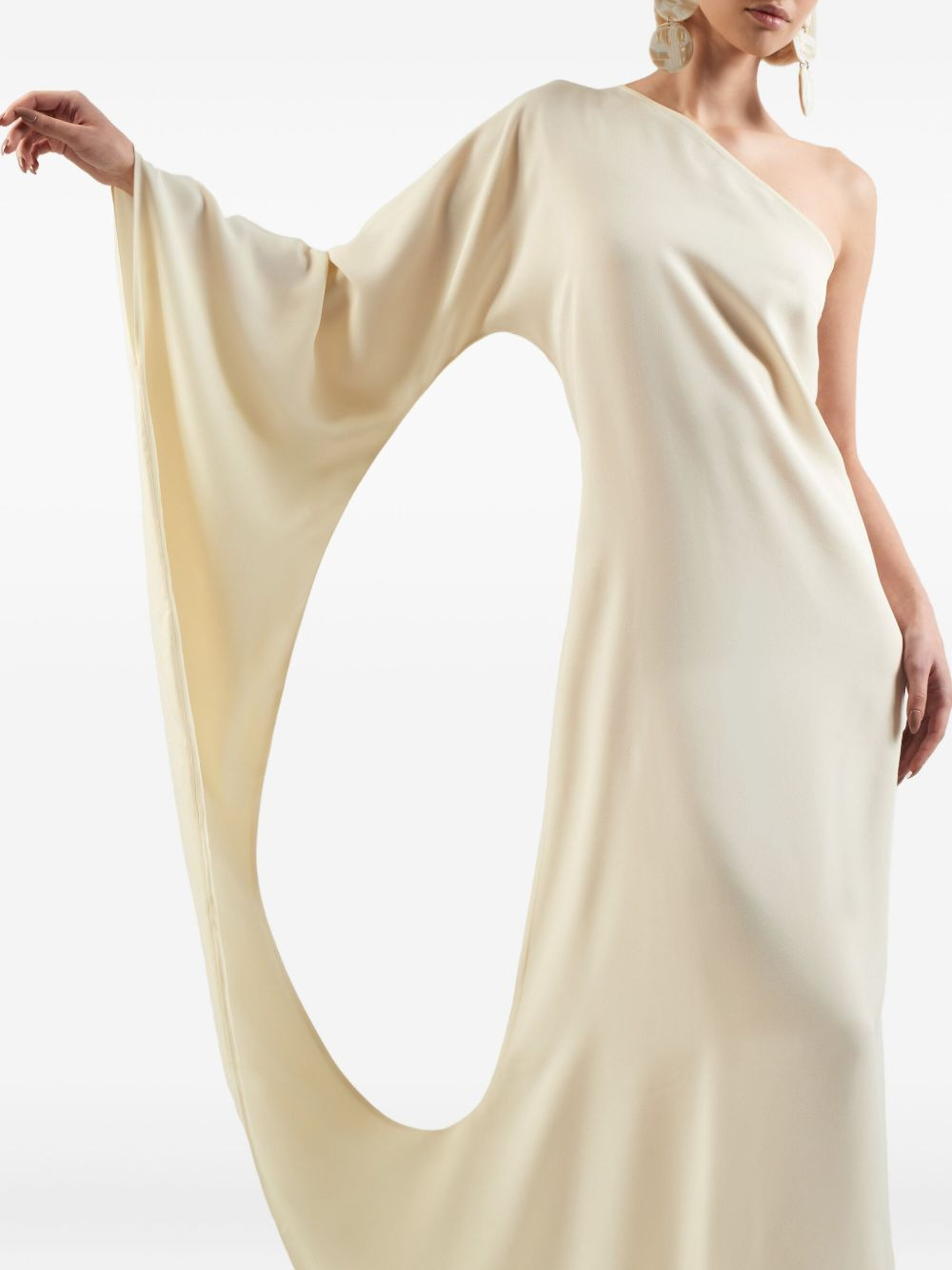 Balear one-shoulder draped maxi dress - 2