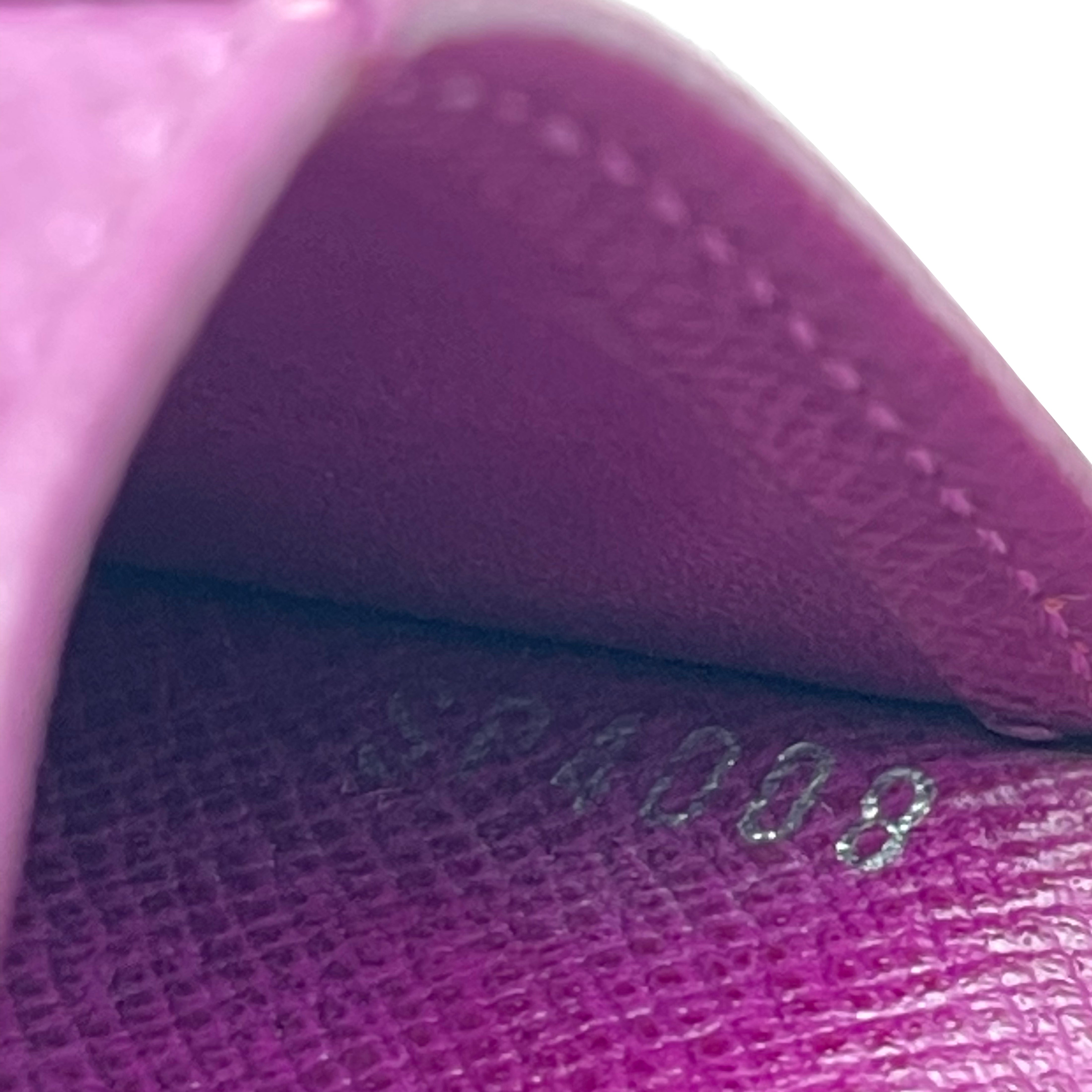 Louis Vuitton Pocket Organizer Wallet - Cassis Epi - 6