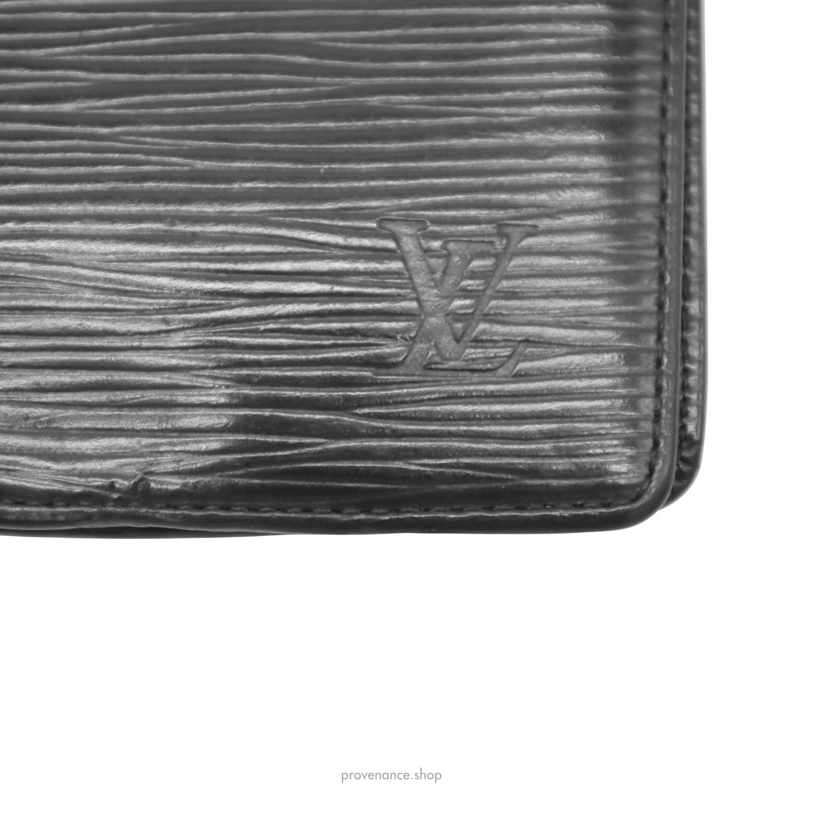 Louis Vuitton Long Wallet - Black Epi Noir Leather - 6