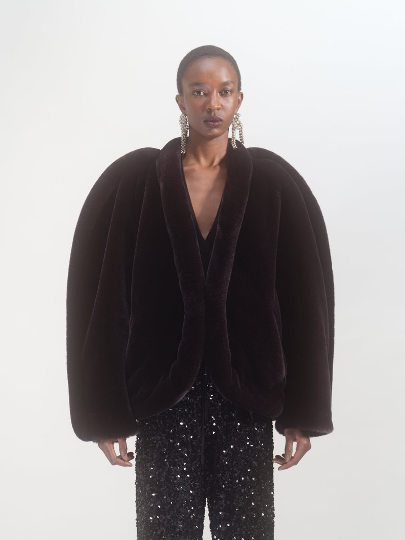 Dries Van Noten FAUX FUR JACKET outlook