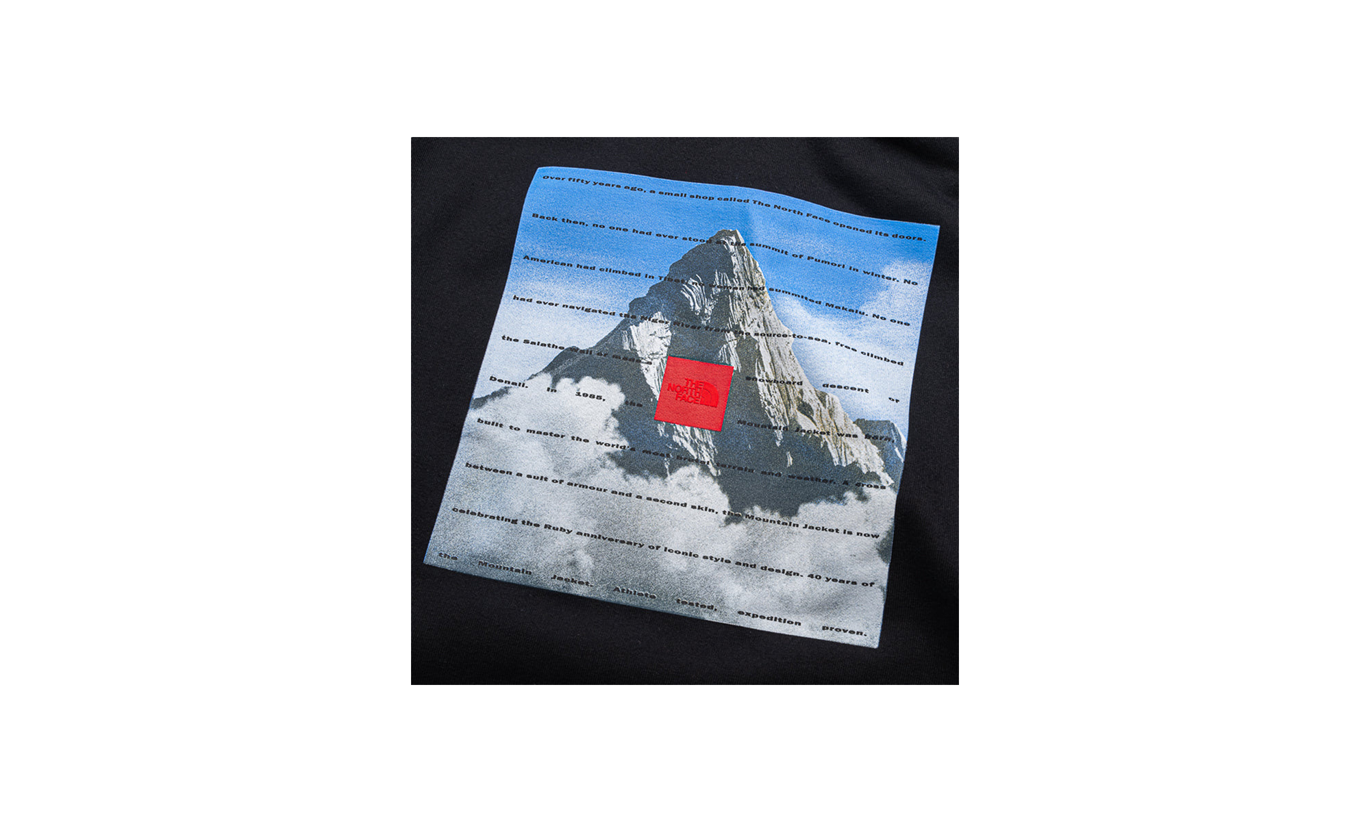 40th Anniversary Mountain Heavyweight Hoodie "Black" - 2