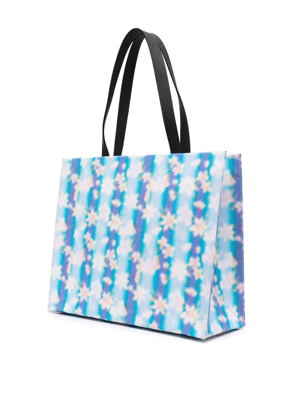 large floral-print logo tote bag - 3