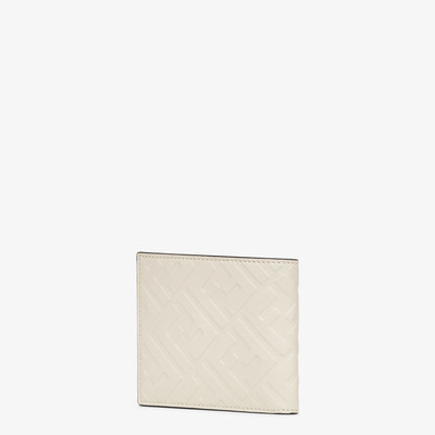 FENDI White leather bi-fold wallet outlook