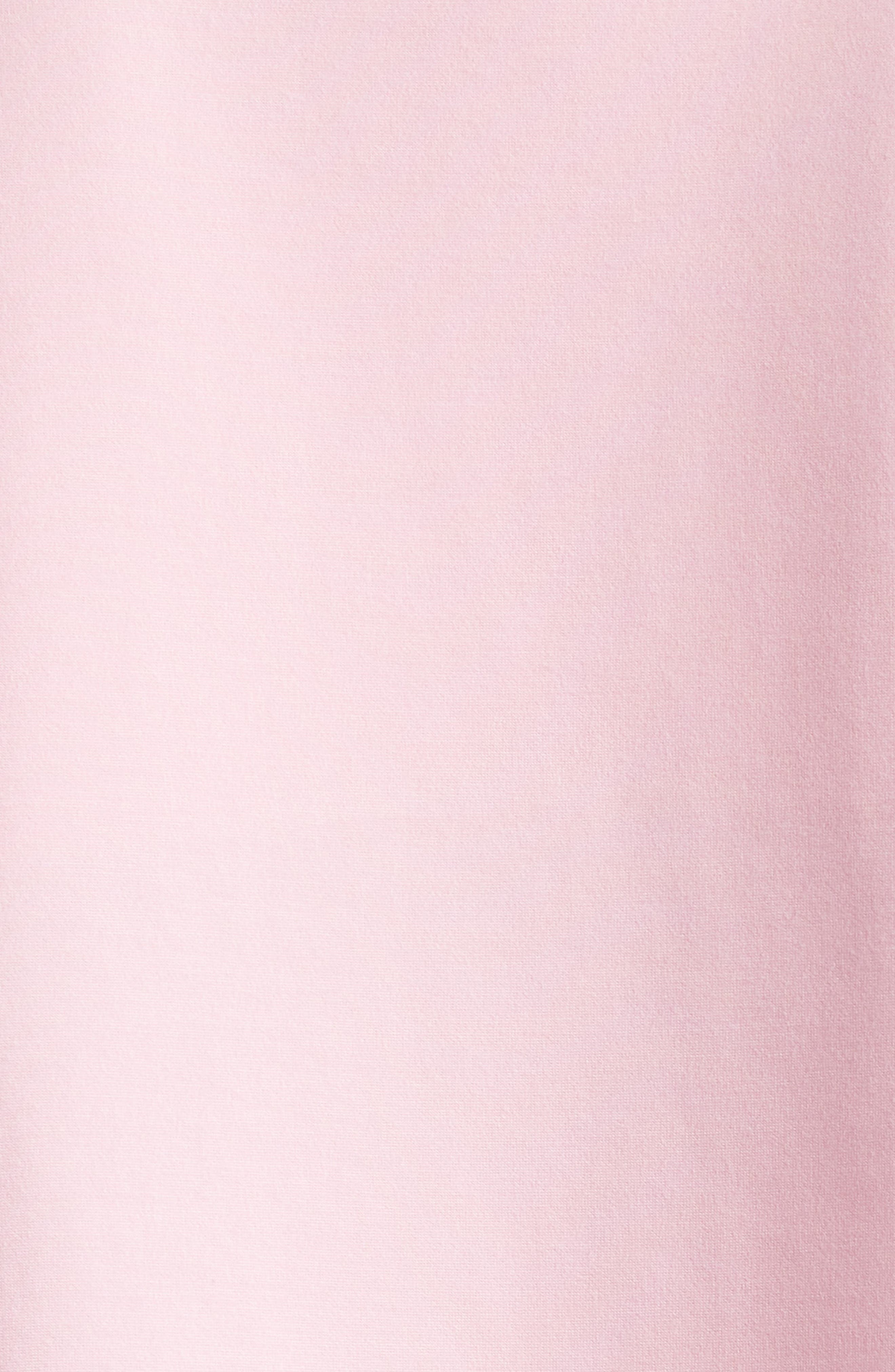 Crystal Bow V-Neck Ponte Knit T-Shirt Minidress - 6