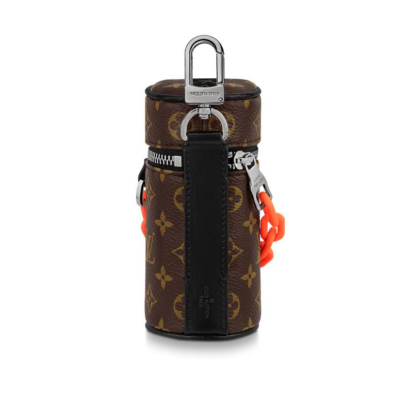 Monogram Barrel Pouch Bag Charm 3