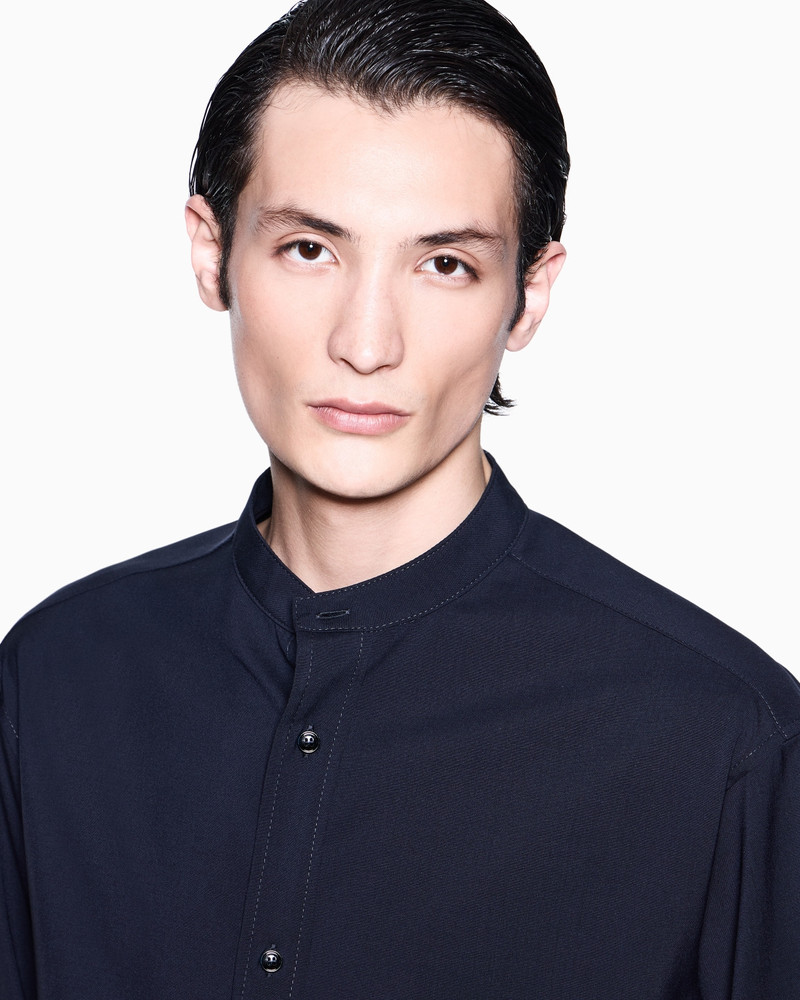 SHIRT JACKET IN PURE VIRGIN WOOL CANVAS 5