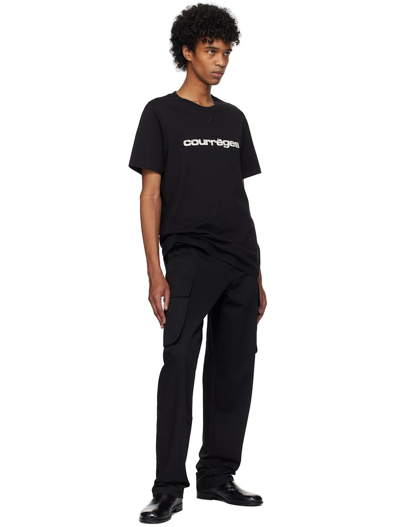 courrèges Black AC Printed T-shirt outlook