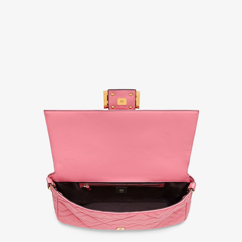 Pink leather bag 5