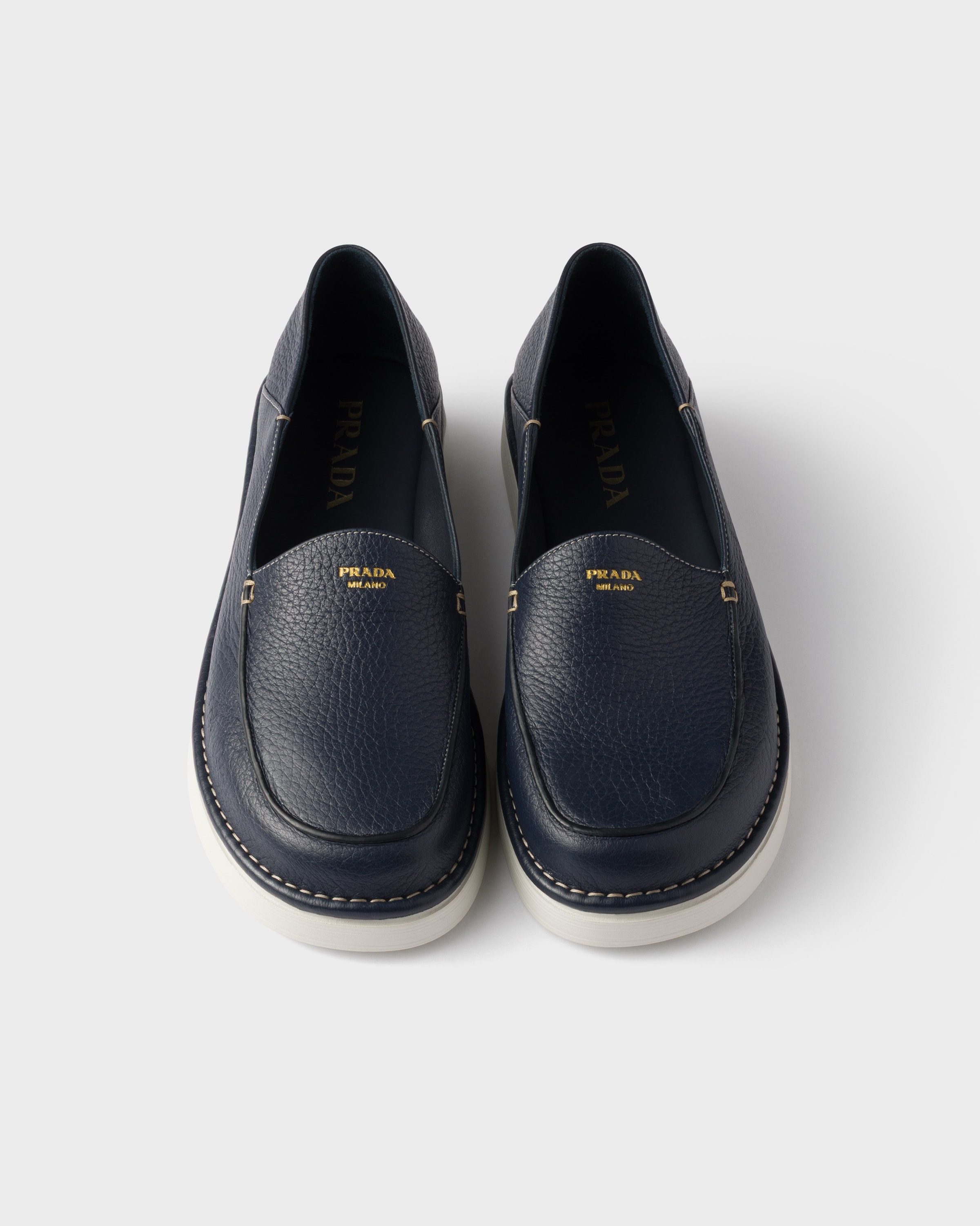 Leather slip-ons - 3