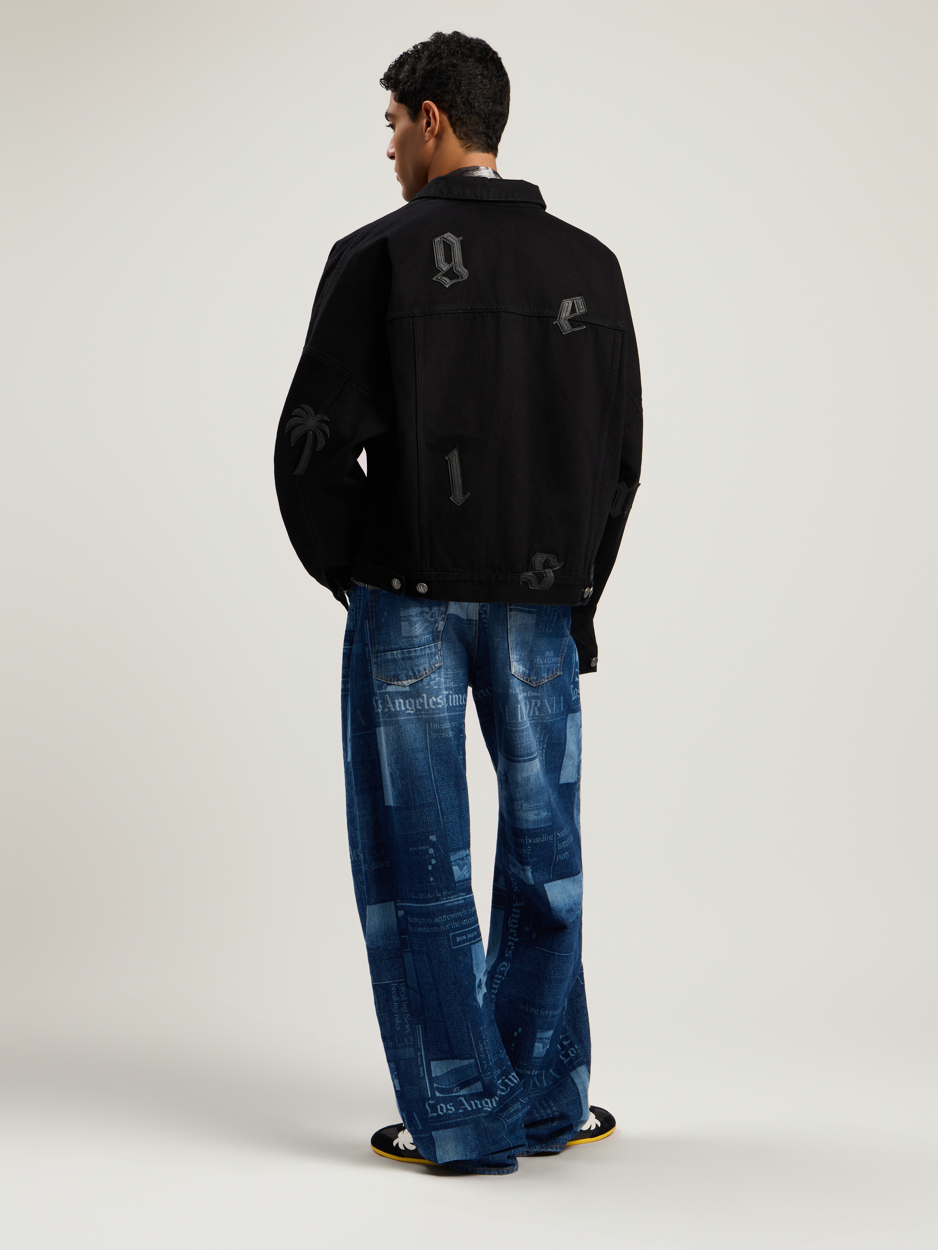 Gothic Logo Denim Jacket - 2