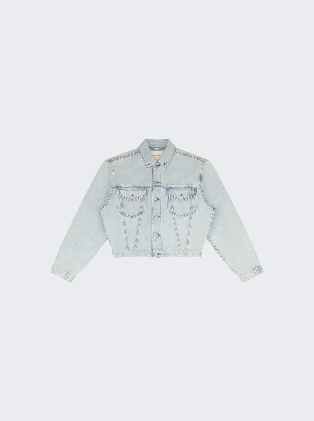 Shrunken Denim Jacket Old Blue - 1