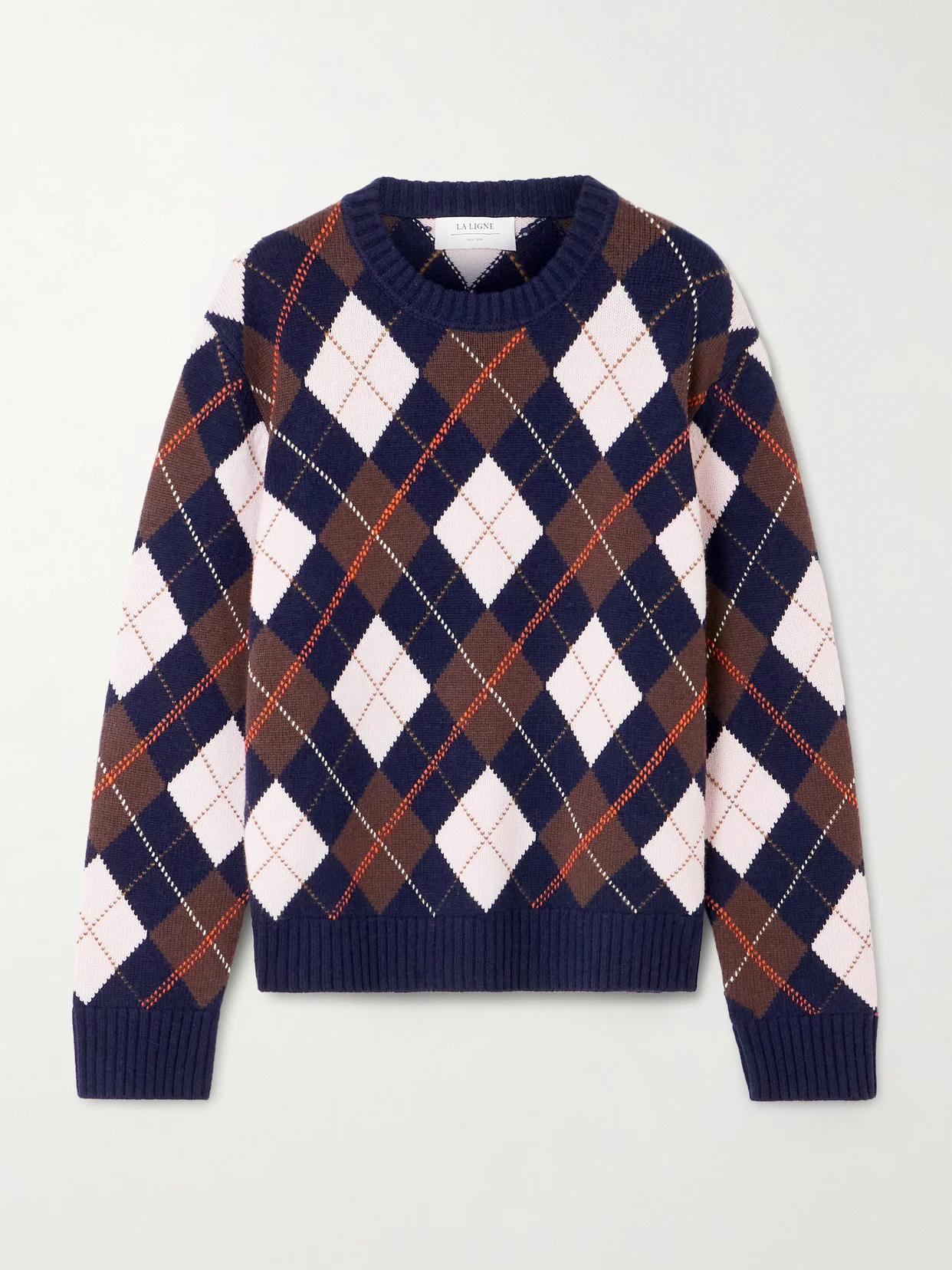 Hamish Argyle Wool And Cashmere-blend Sweater - 1